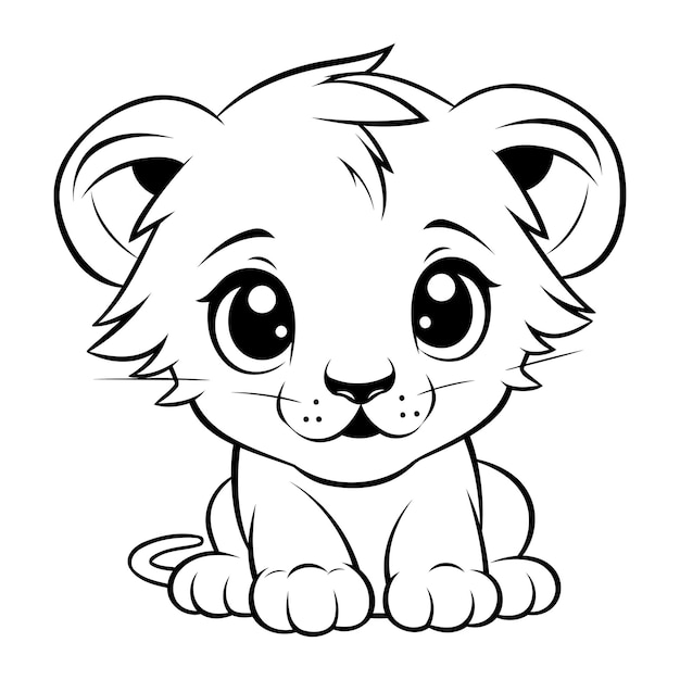 21+ Realistic Lion Coloring Pages