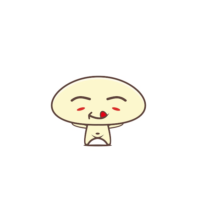 Cute cartoon mochi mascot design character creative funny