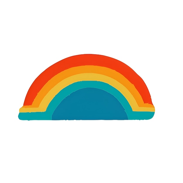 Cute Cartoon Rainbow