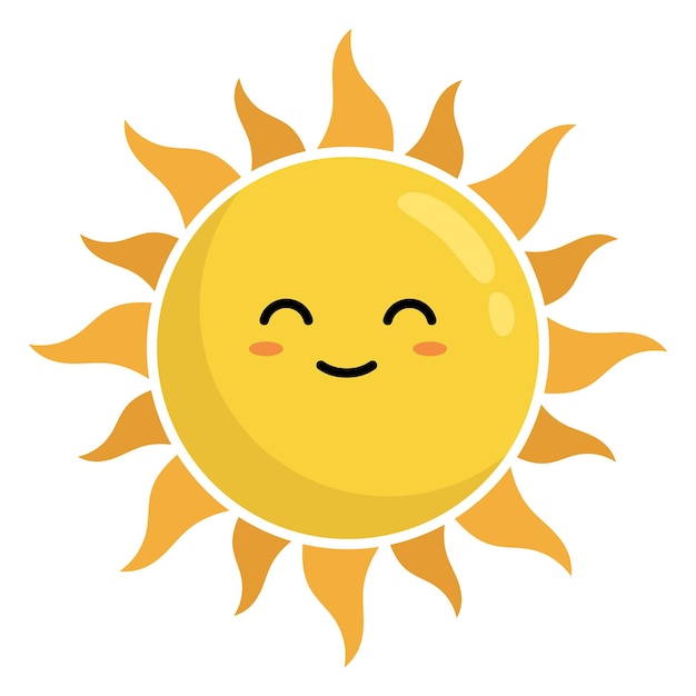 Cute Cartoon Sun