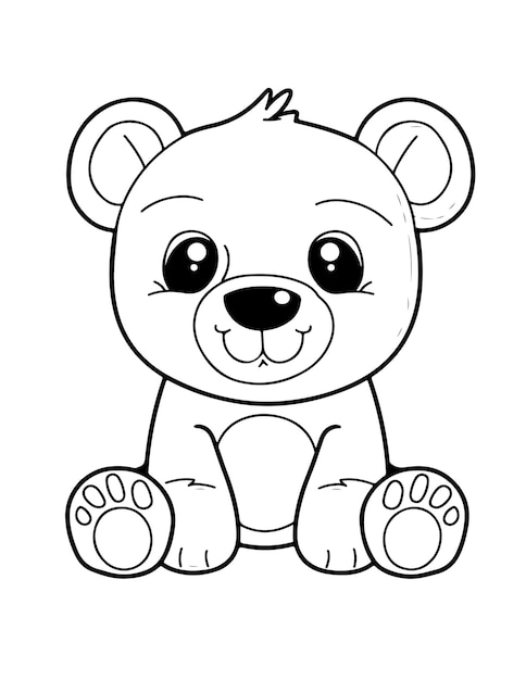 Красивый мультфильм плюшевый медведь