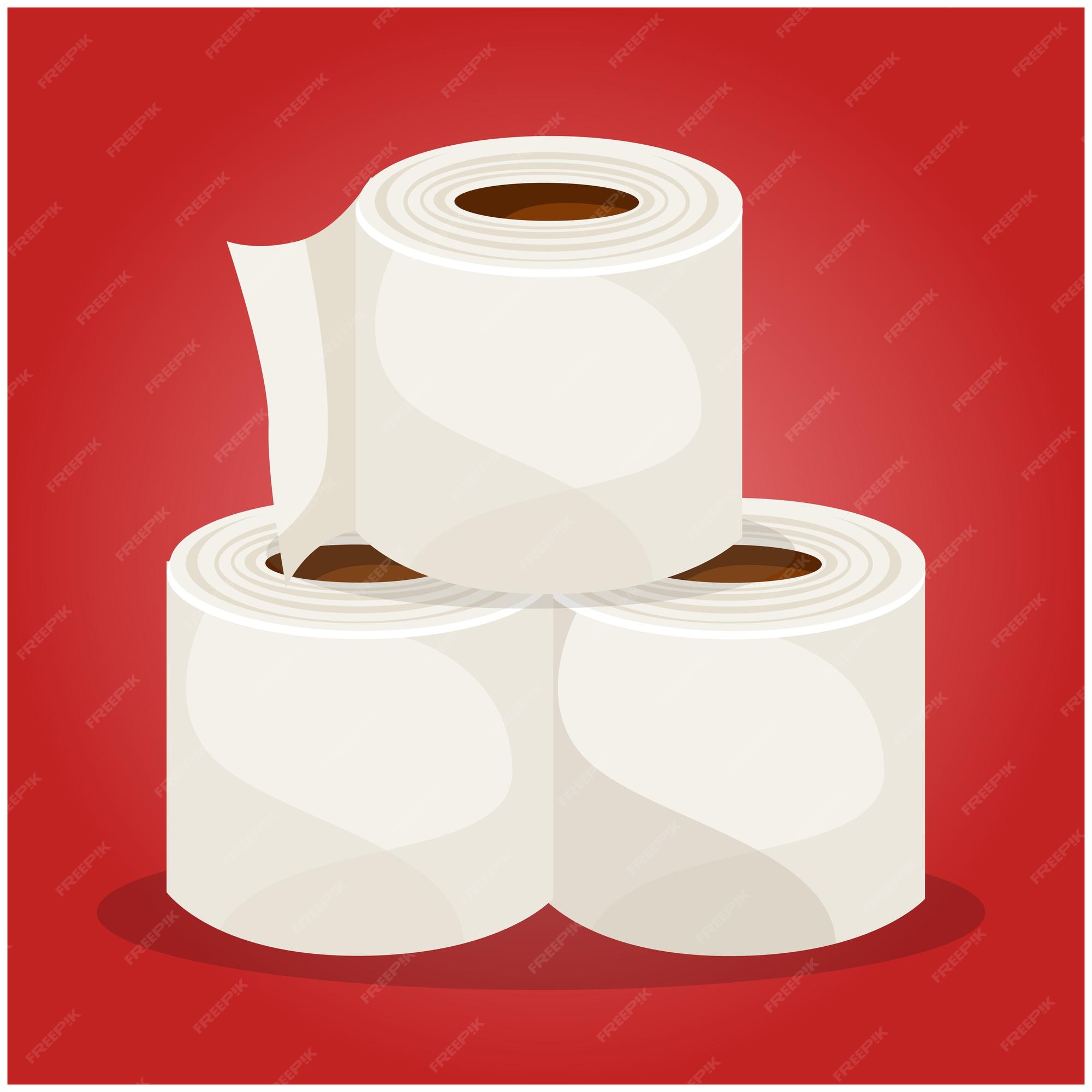 Premium Vector | Cute cartoon tissue paper set, roll box, use for toilet, kitchen, flat vector illustration isolated Premium Vector | Cute cartoon tissue paper set, roll box, use for toilet, kitchen, flat vector illustration isolated