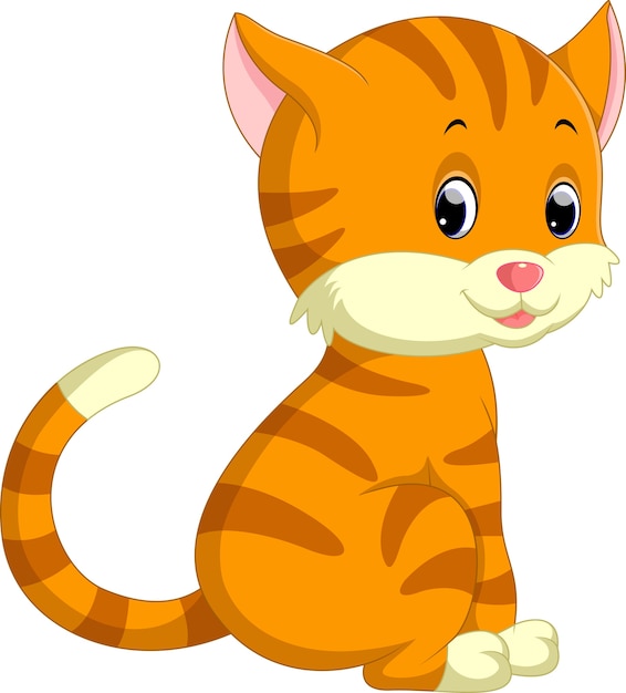 Cute cat cartoon