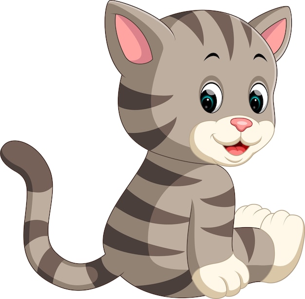 Cute cat cartoon