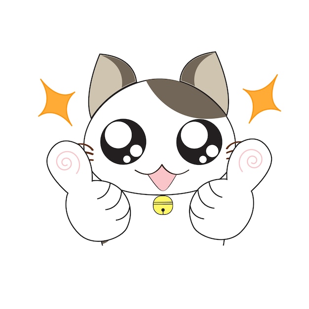 かわいい猫キャラクター