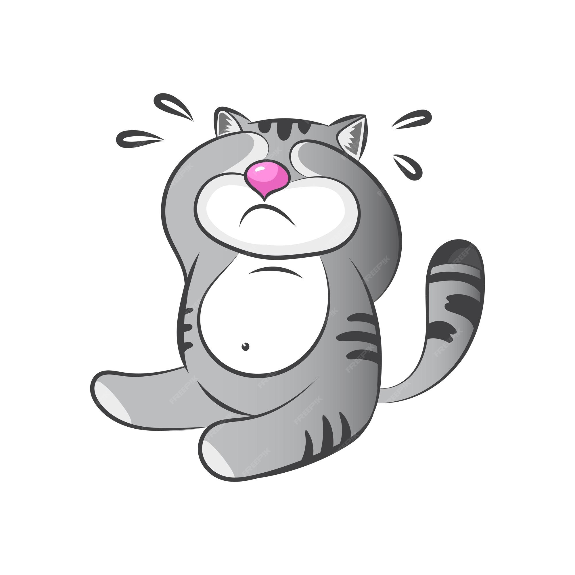 Crying Cat Meme Icon 12721540 Vector Art At Vecteezy, 57% OFF