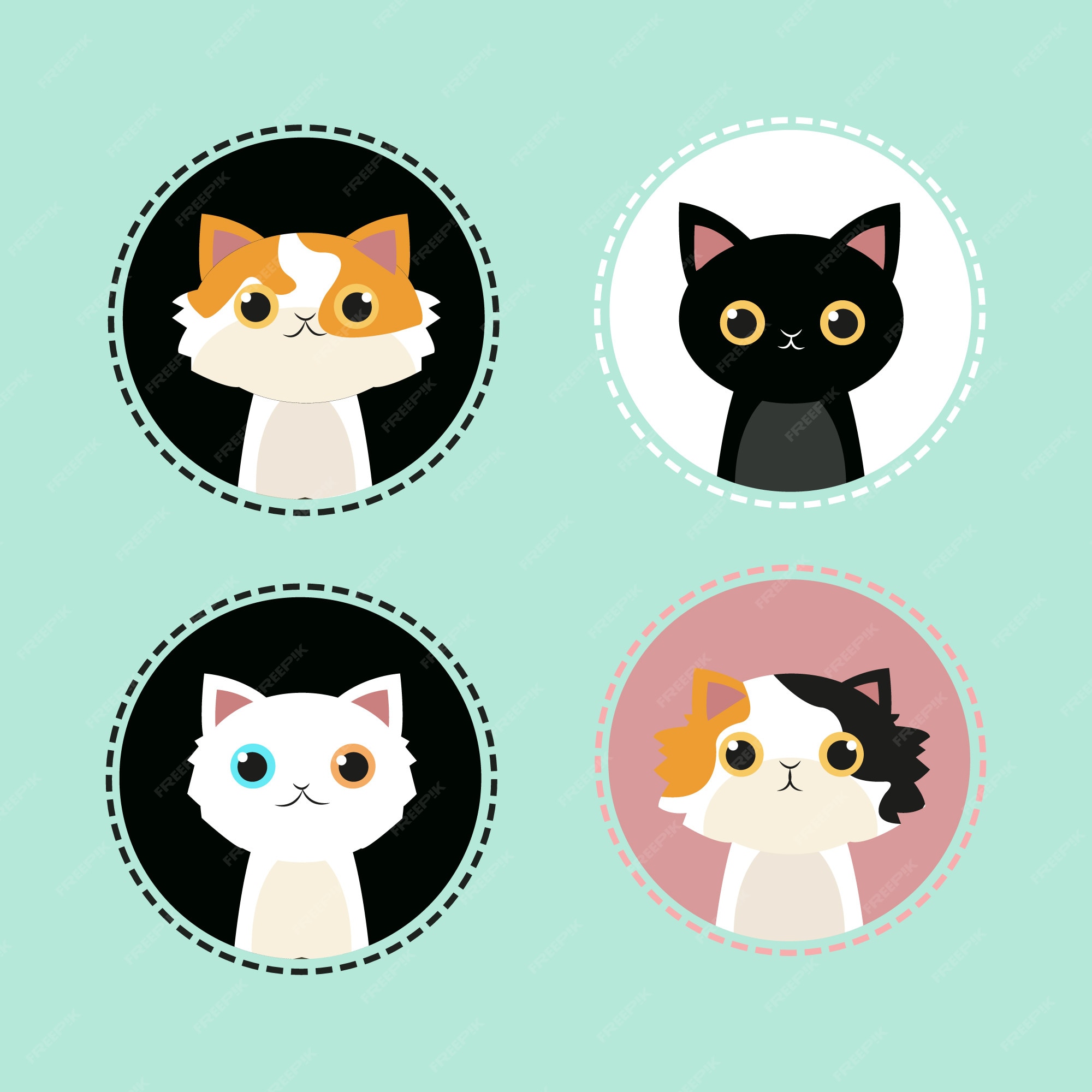 Funny Cat, Icons