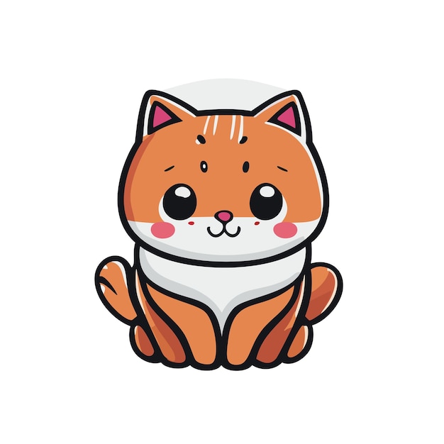 Cute cat illustration