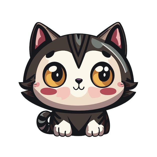 Cute cat illustration