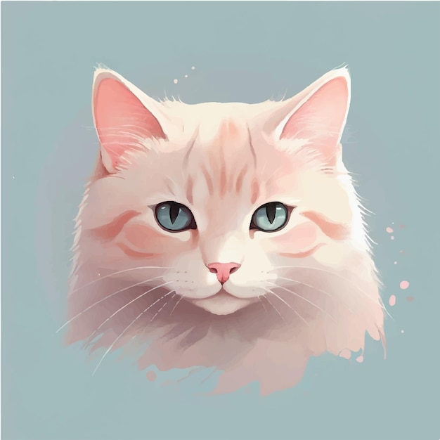 cute cat illustration