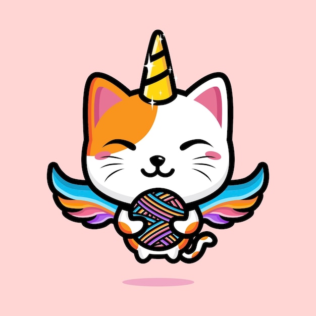 Cute cat mascot