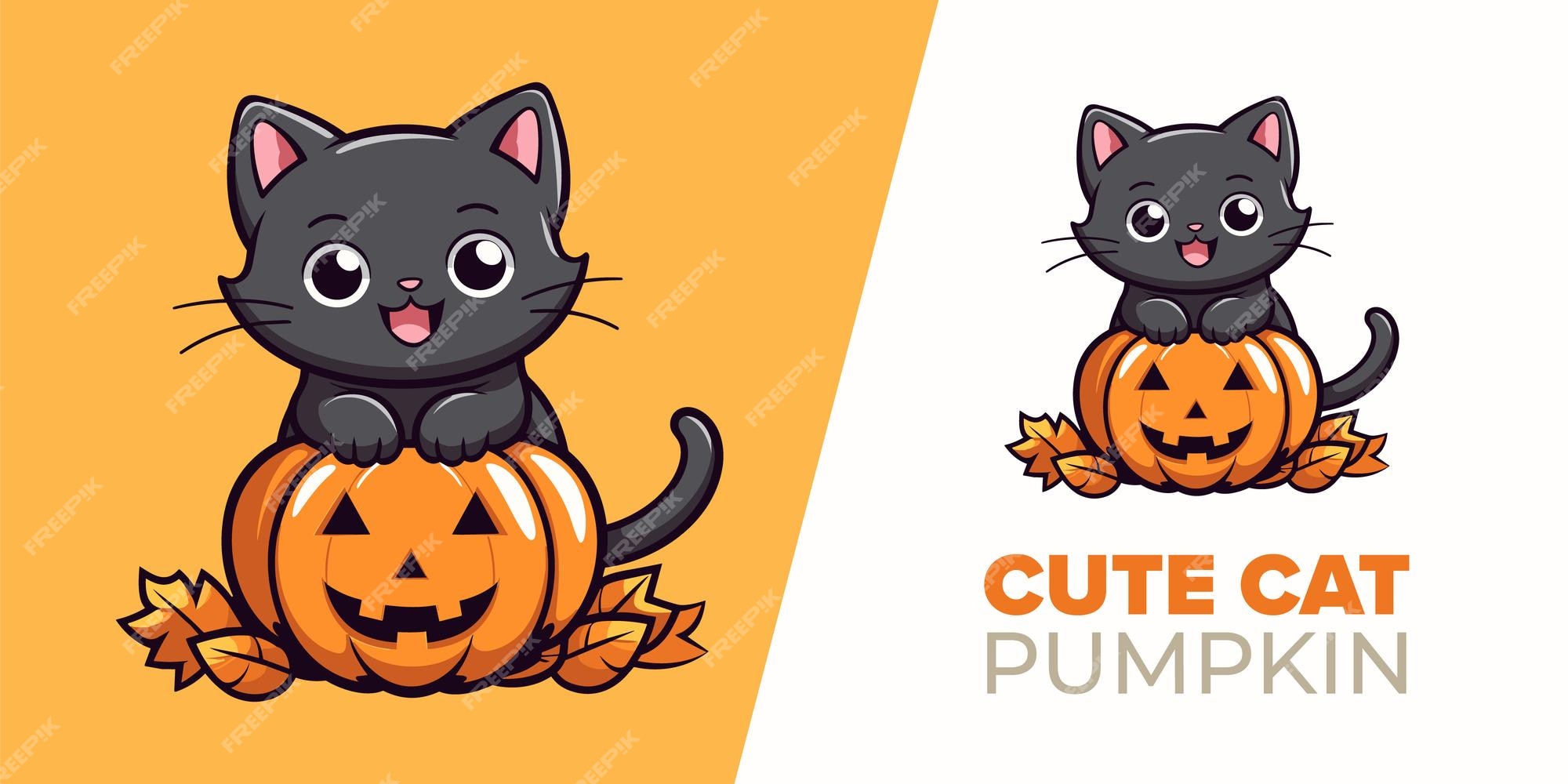 Halloween Black Cat free vector icons designed by Freepik