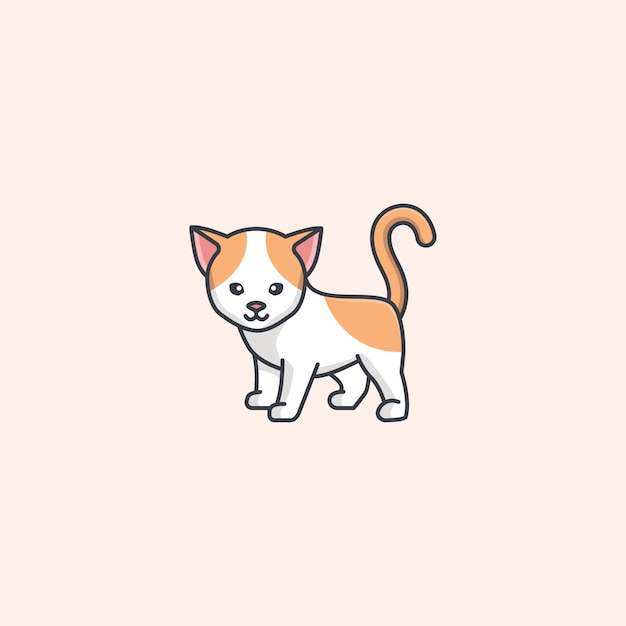 Cute cat vector