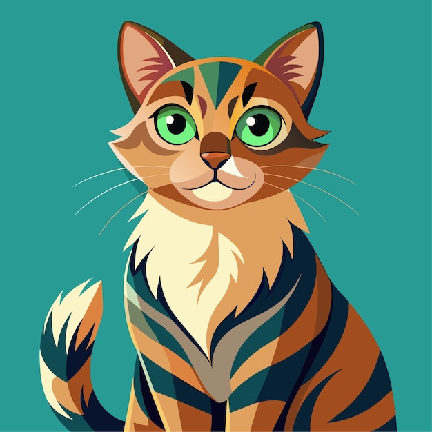 cute cat vector