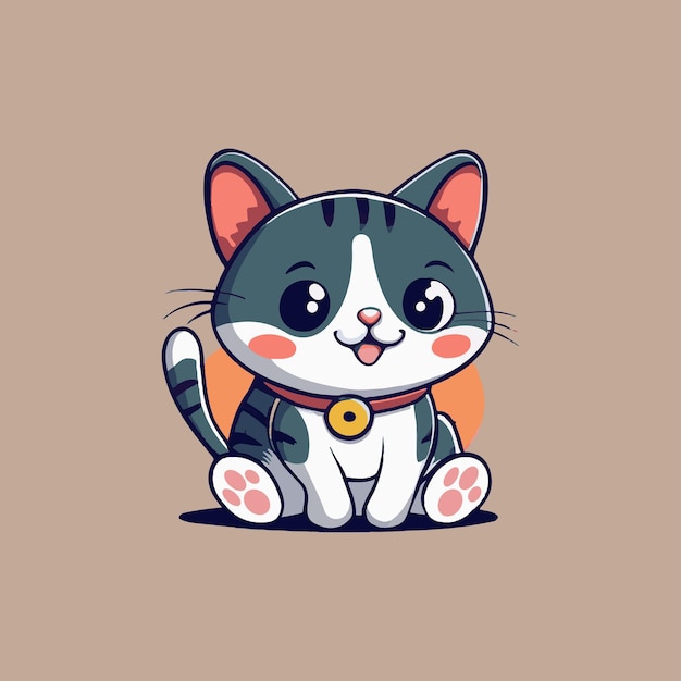 Cute Cat Vector