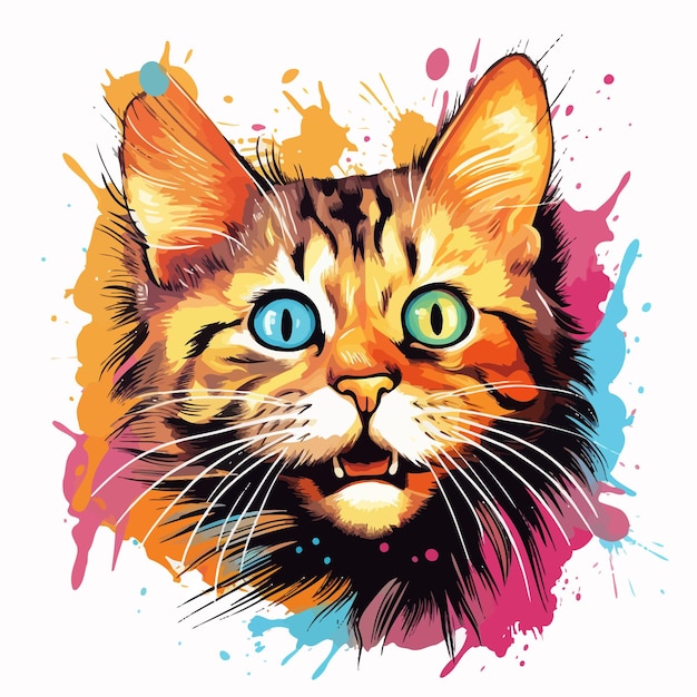 Cute Cat Vector