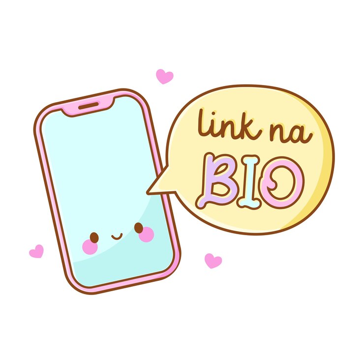 Vector cute cell phone icon design in kawaii style