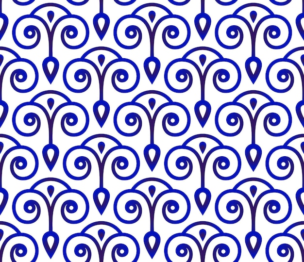 Vector cute ceramic pattern vector