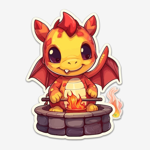 cute chibi dragon