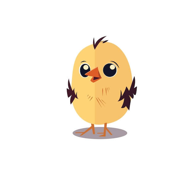 Vector cute chick vector