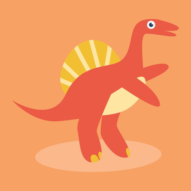 Vector cute childish dino