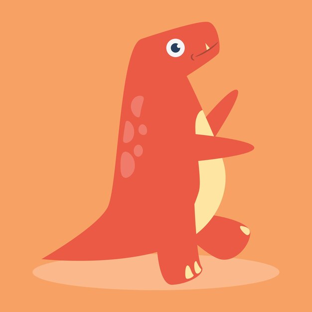 Vector cute childish dino