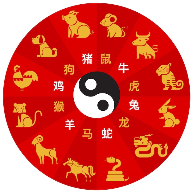 귀여운 중국 별표 조디악 세트 동물 컬렉션 올해의 상징 중국 새해 마스코트 번역 토끼 드래곤  ⁇  호랑이 황소  ⁇  돼지 개  ⁇  원 ⁇ 이 염소 말