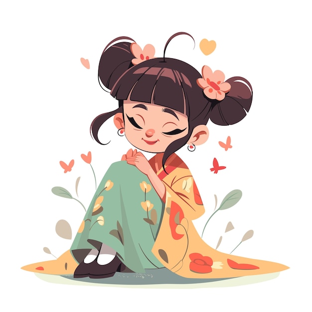 cute chinese maiden