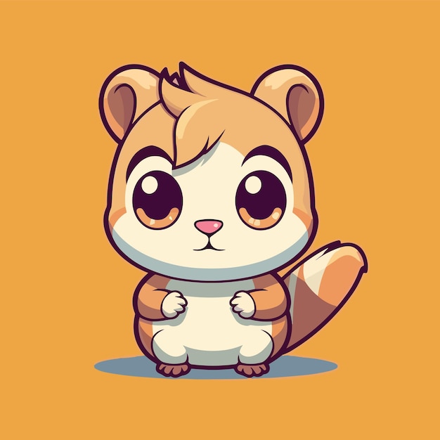 Cute chipmunk illustration perfect for children039s books websites and merchandise