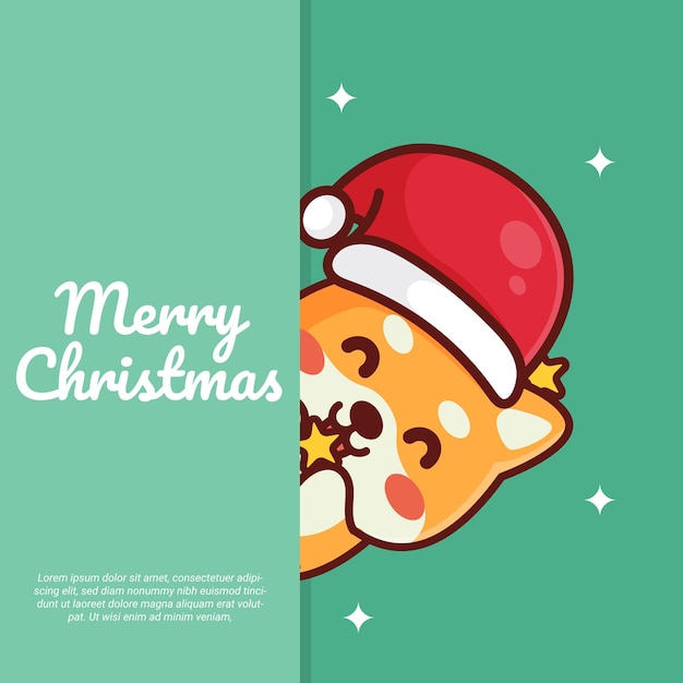 Cute Christmas Cards Vector