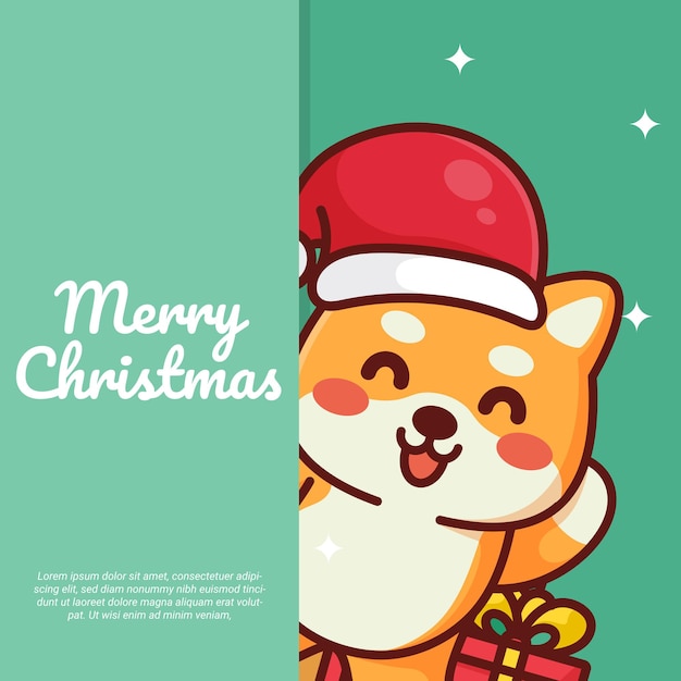 Cute Christmas Cards Vector