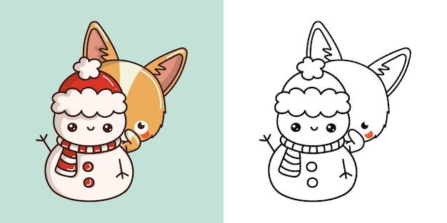 귀여운 크리스마스 코기 개 클립 아트 그림과 흑백 재미있는 클립 아트 크리스마스 애완동물