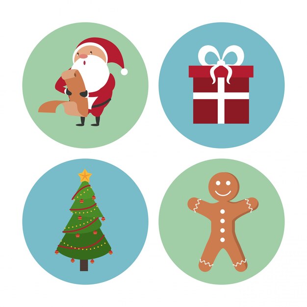 cute christmas icons