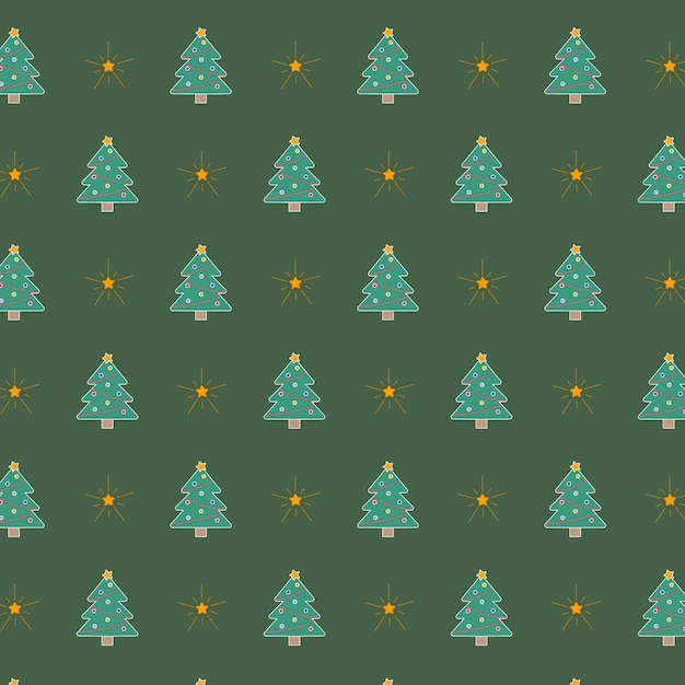 Cute christmas tree background