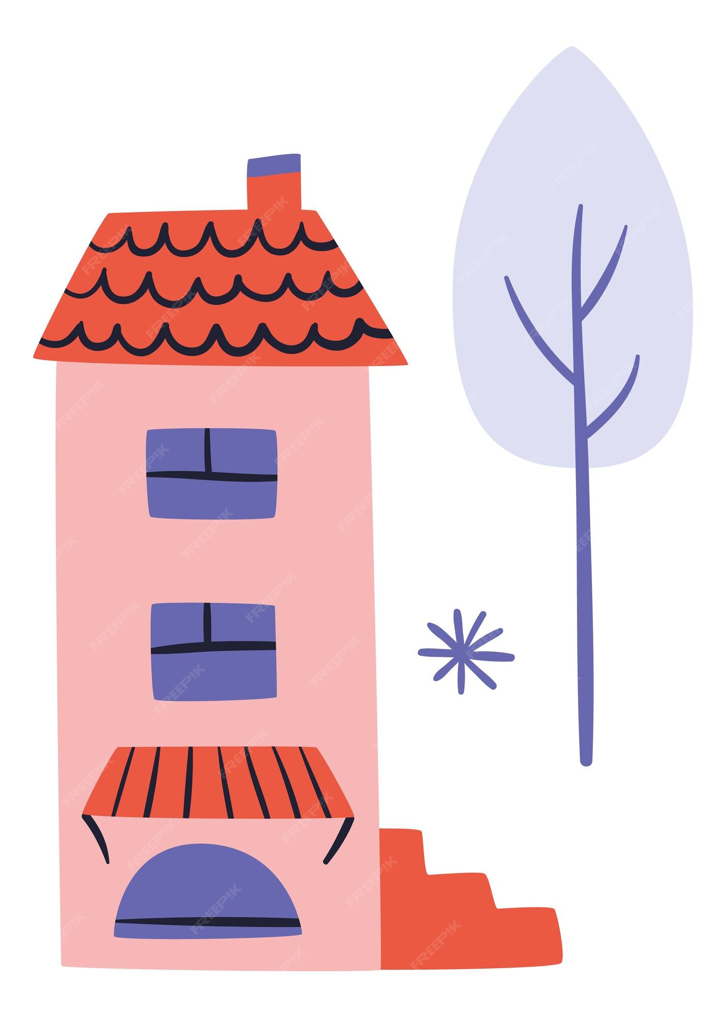 Premium Vector Cute City Building Color Retro Urban Element premium-vector-cute-city-building-color-retro-urban-element