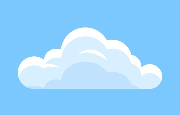 Cute cloud icon