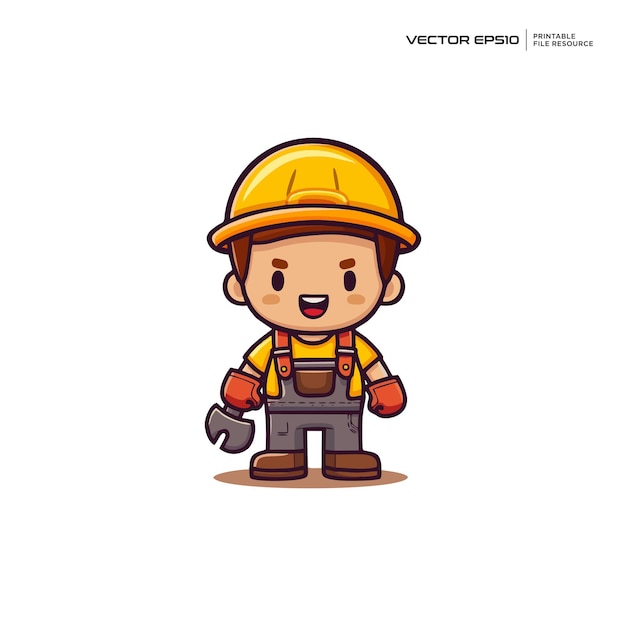 キューティ・コンストラクション・ワーカー キャラクター マスコット ロゴデザイン イラスト エピソード10