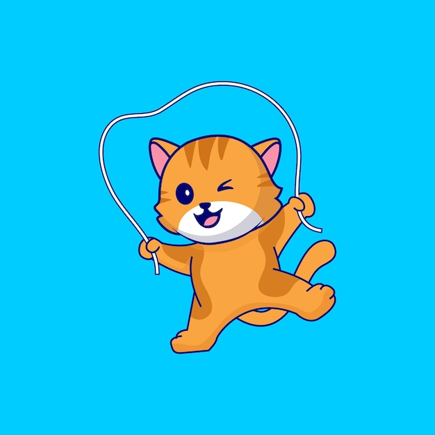 Cute cool cats mascot design