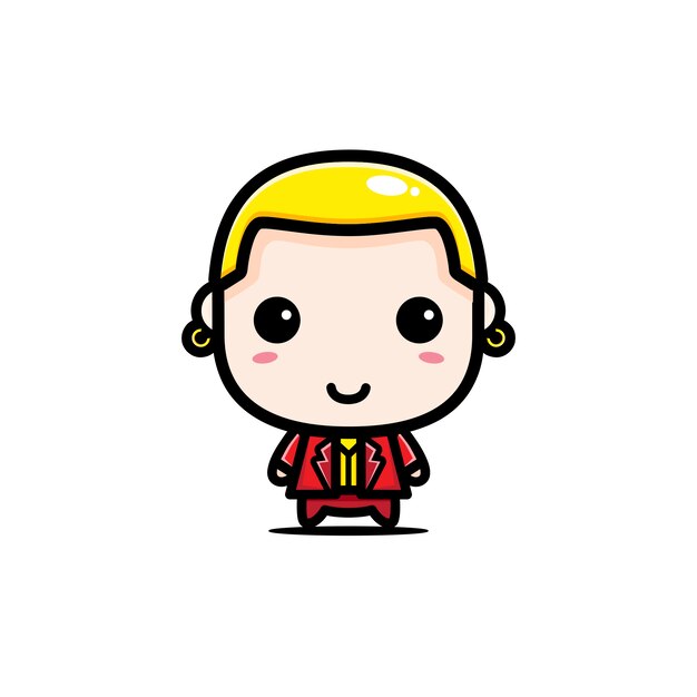 Vector cute cool character