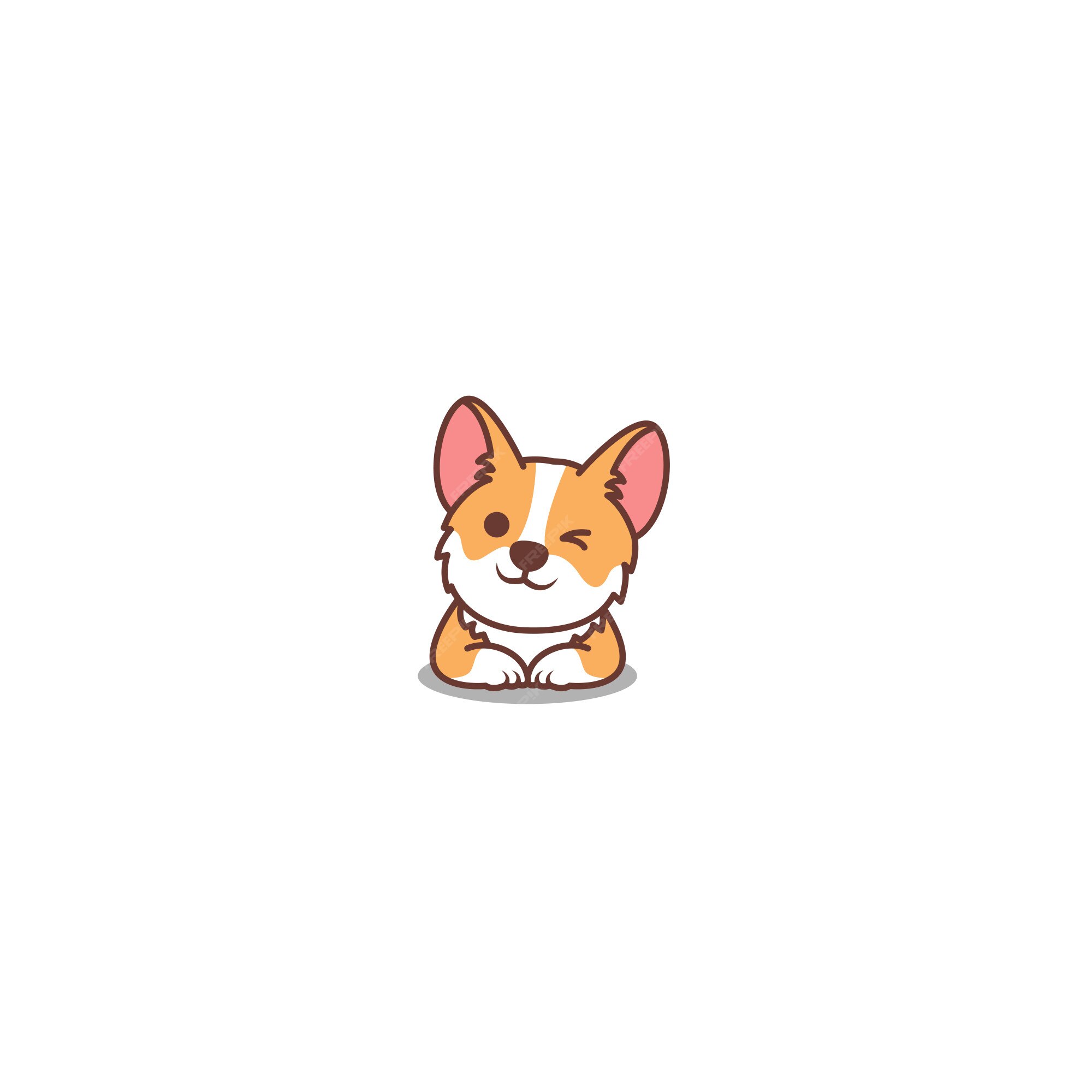 Корги вектор