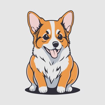 Padrão De Córgi Sem Costura. Cartoon Home Pet Set Fofinhos Para Cartazes  Impressos E Postais. Fundo De Corgi Vetor Ilustração do Vetor - Ilustração  de doméstico, arte: 243853476