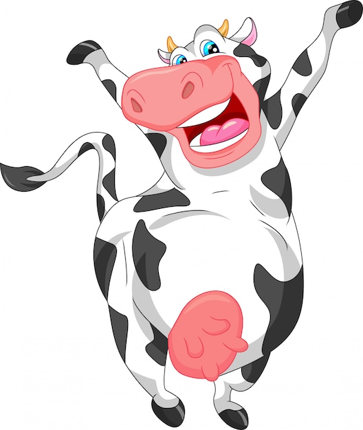 Cute cow cartoon