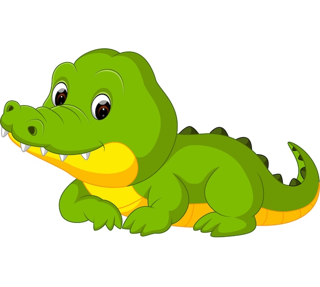 Cute crocodile cartoon