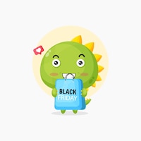 Cute crocodile with black friday bag discount