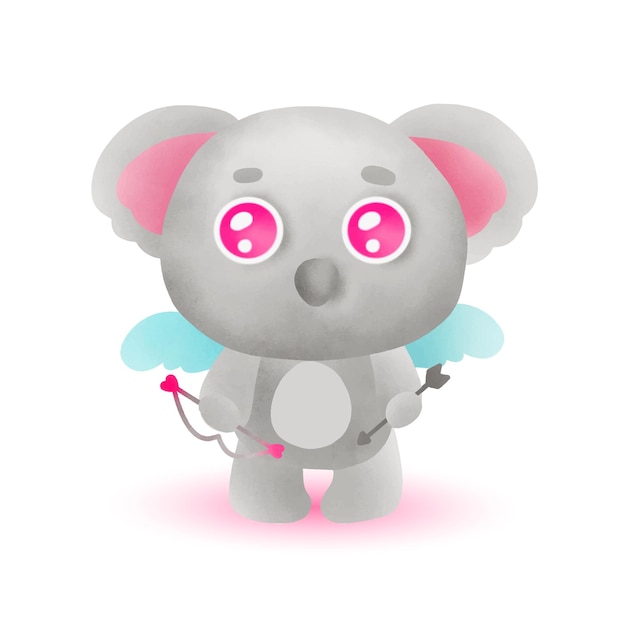 Cute cupid koala.