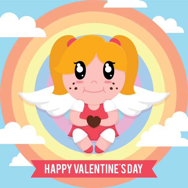 Cute cupid valentine's 06