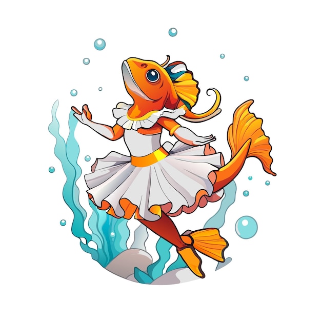 cute dancer fh vector