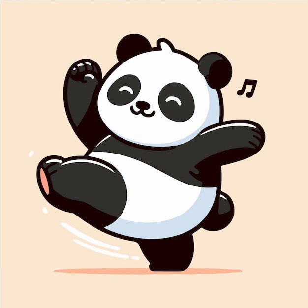 Dancing panda Vectors & Illustrations for Free Download | Freepik