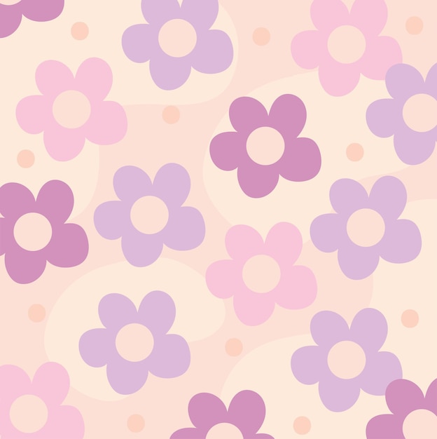 Cute daysi pattern