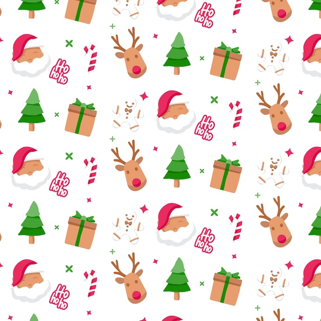 cute decoration christmas day pattern